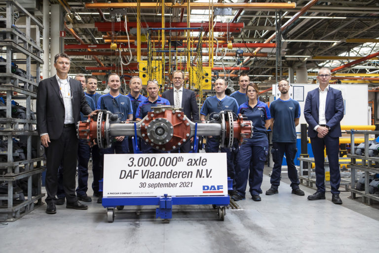 DAF Trucks Vlaanderen: 3.000.000 assen in 50 jaar tijd