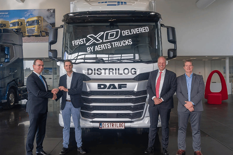 Distrilog met le premier DAF XD en service en Belgique