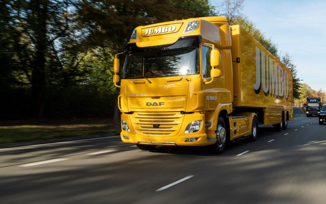 La chaîne de supermarchés Jumbo prend livraison de son premier camion DAF CF Electric