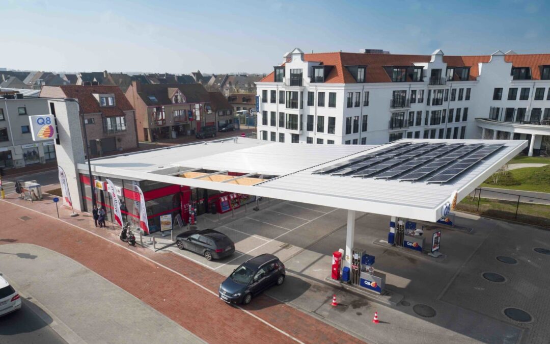 Q8 : des panneaux solaires sur 46 stations en Belgique