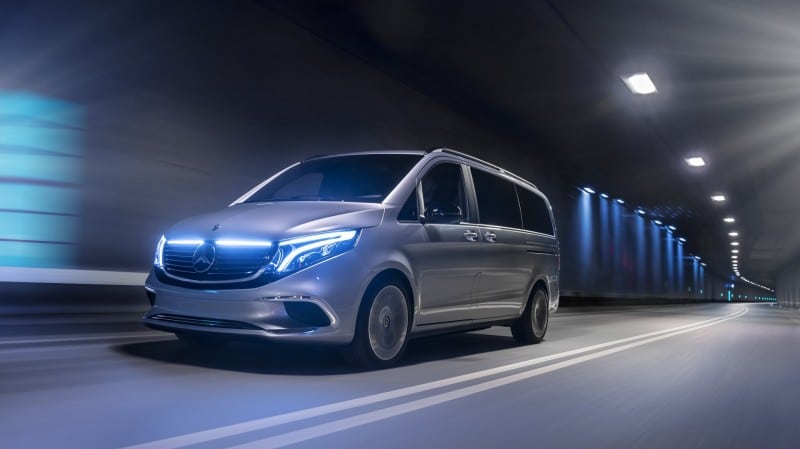 Mercedes-Benz geeft voorproefje elektrische toekomst premium MPV met Concept EQV