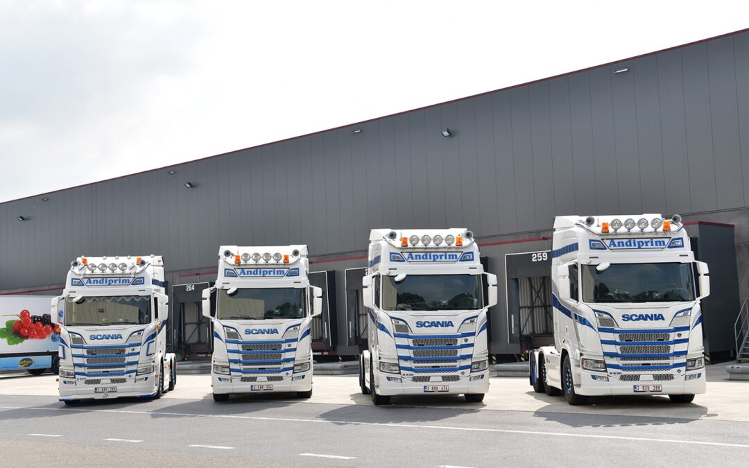 Andiprim ajoute cinq Scania V8 à sa flotte