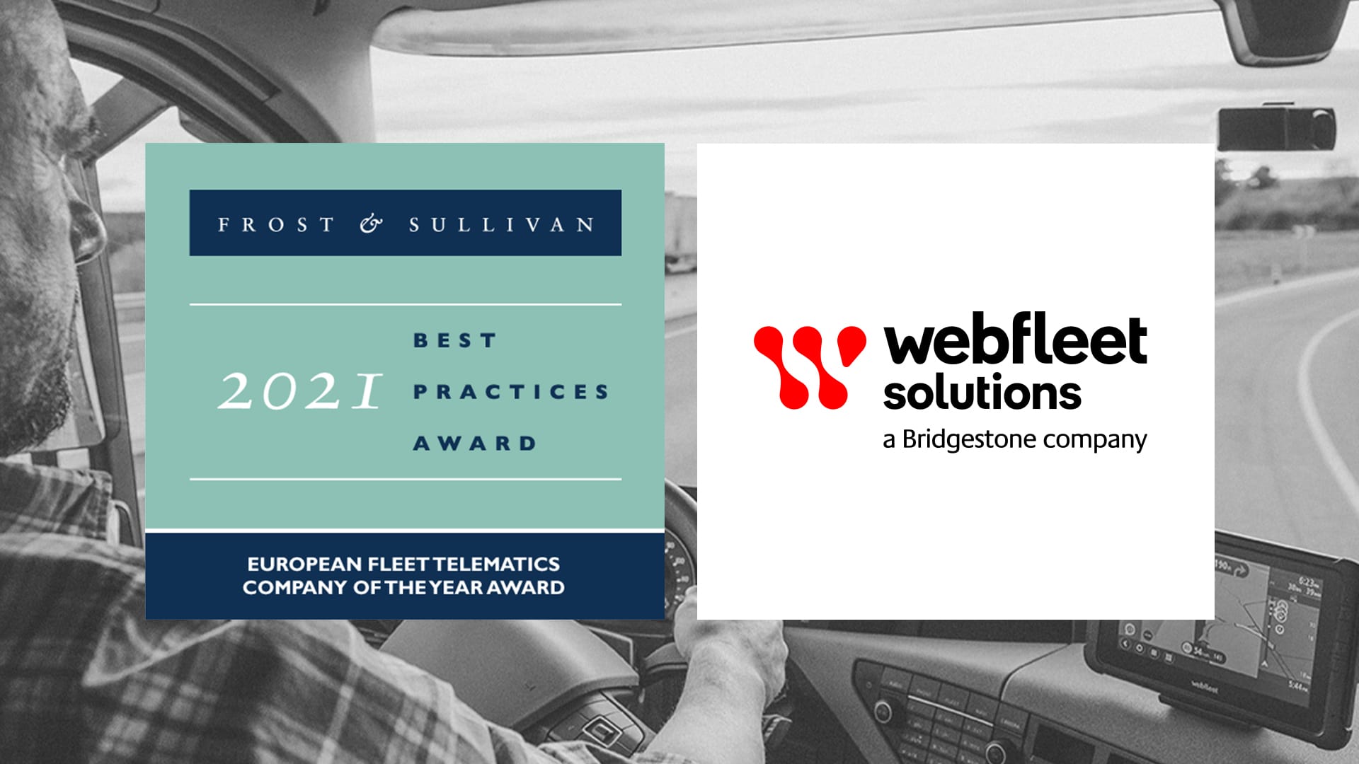 Frost & Sullivan roept Webfleet Solutions uit tot Europees Fleet Telematics-bedrijf van het jaar