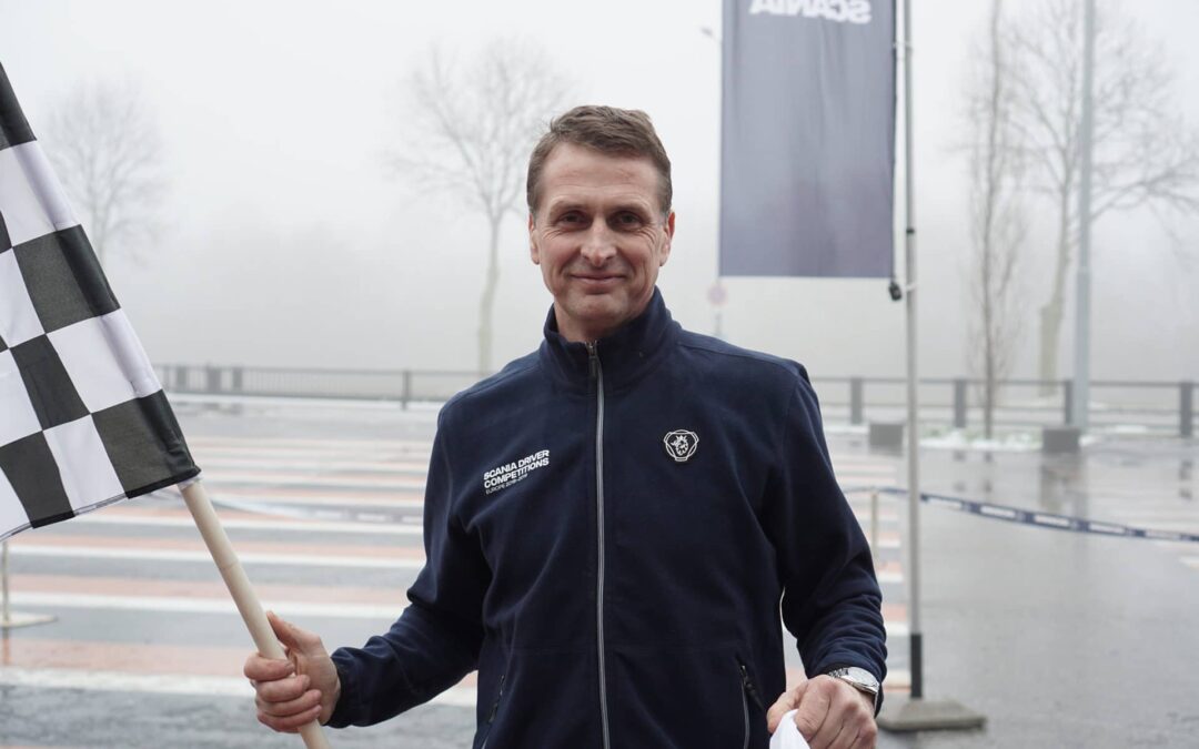 Christophe De Neve a gagné la finale nationale des Scania Driver Competitions 2018-2019