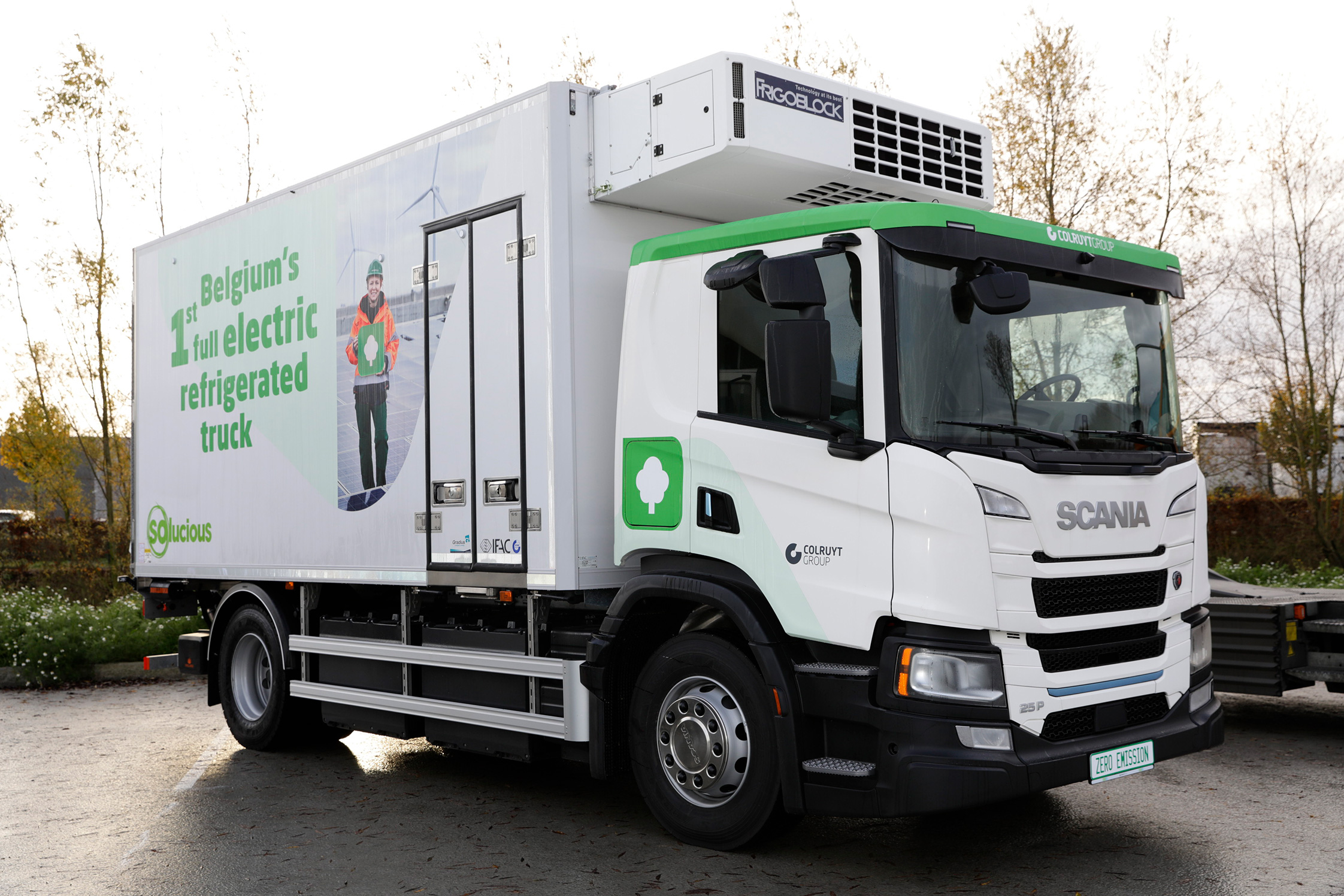 Colruyt Group neemt eerste elektrische Scania in gebruik