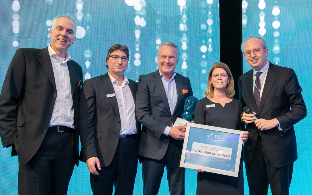 Copal Lauréat Meilleure Innovation Intralogique au salon SITL à Paris