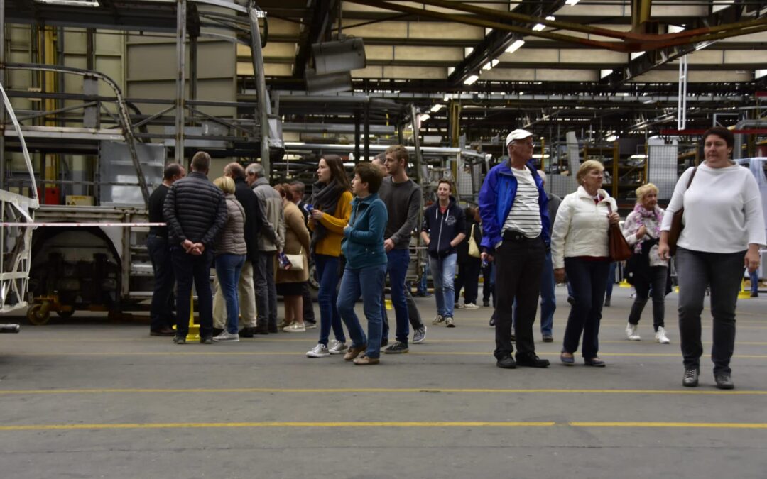 Open bedrijvendag kent groot succes bij Van Hool