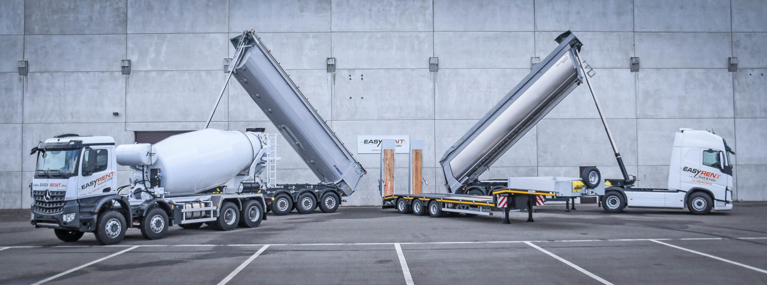 EASY RENT truck & trailer voor de eerste keer op MATEXPO in Kortrijk