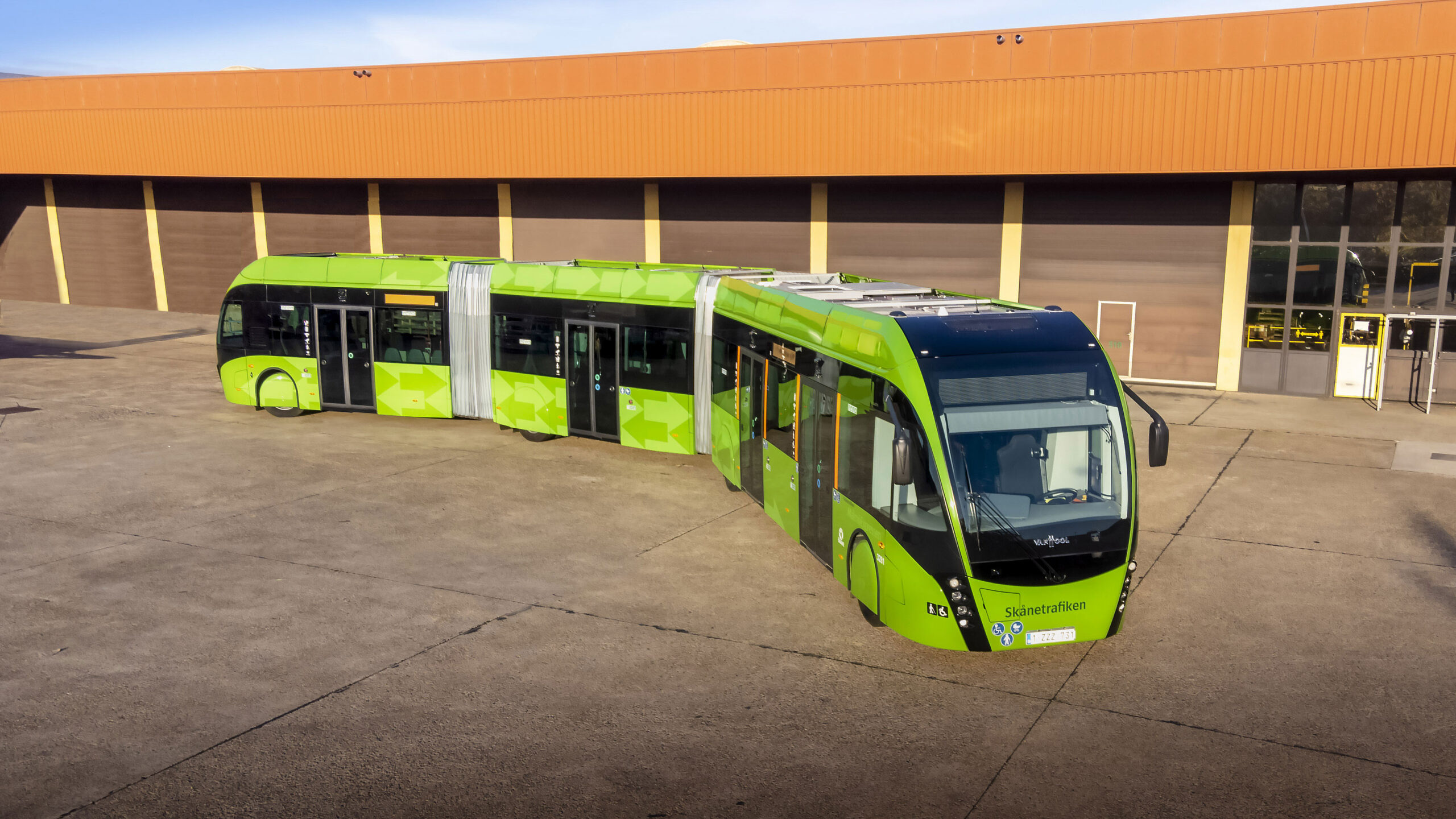 Van Hool construit 21 trambus électriques à batteries pour Malmö