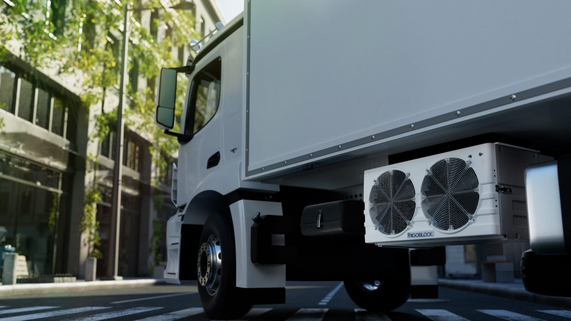 Frigoblock introduceert nieuwe EK Whisper Elektrische, gesplitste koelsystemen voor montage onder het voertuig