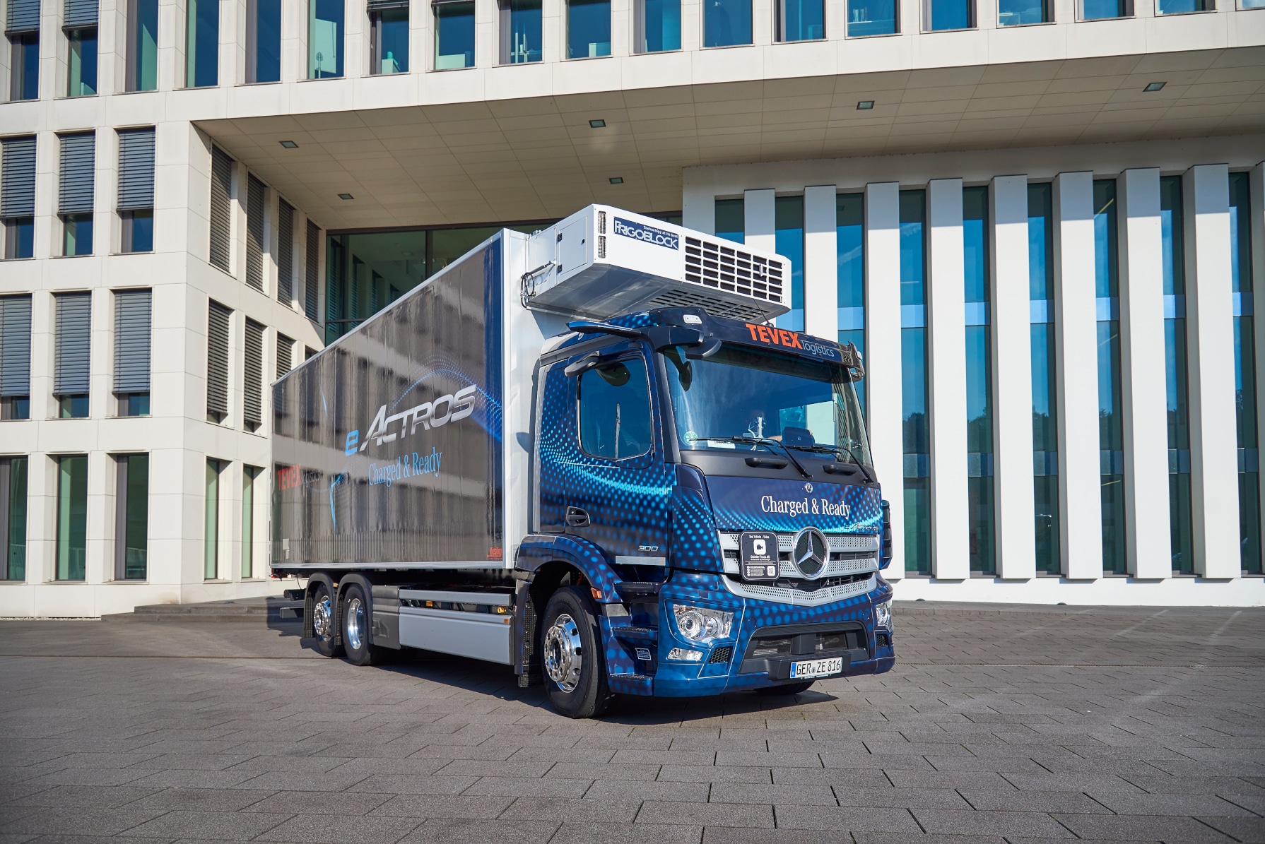 Frigoblock werkt samen met Mercedes-Benz om de eerste eActros-bakwagens volledig elektrisch te koelen