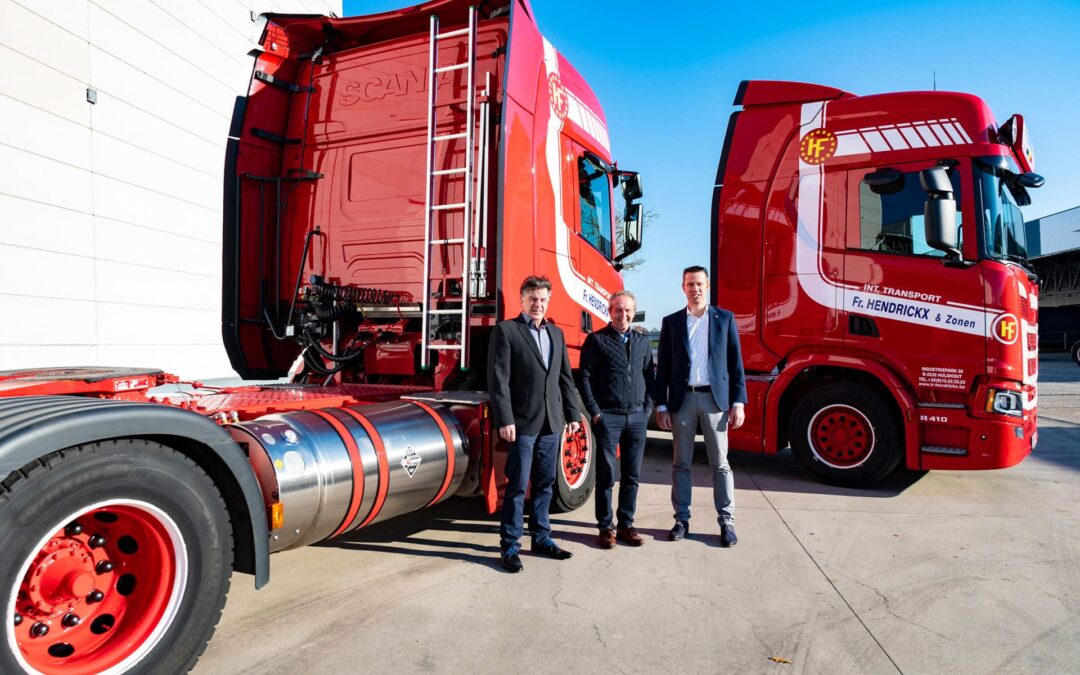 Transport Hendrickx précurseur avec le Scania 410 ch au GNL