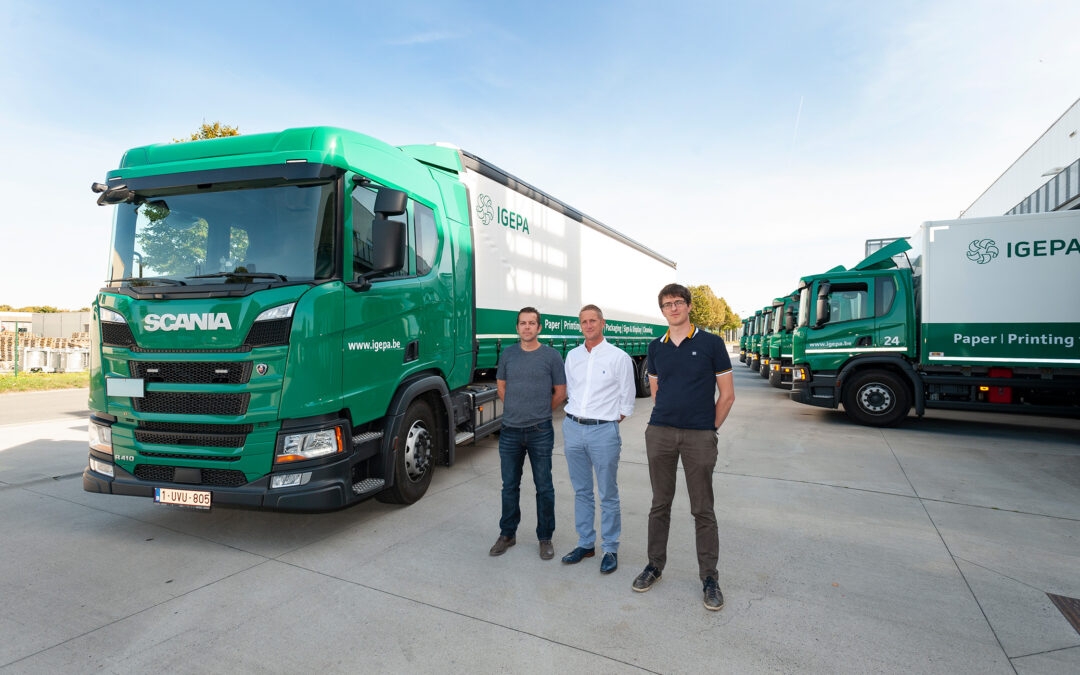 Rien que des Scania chez Igepa