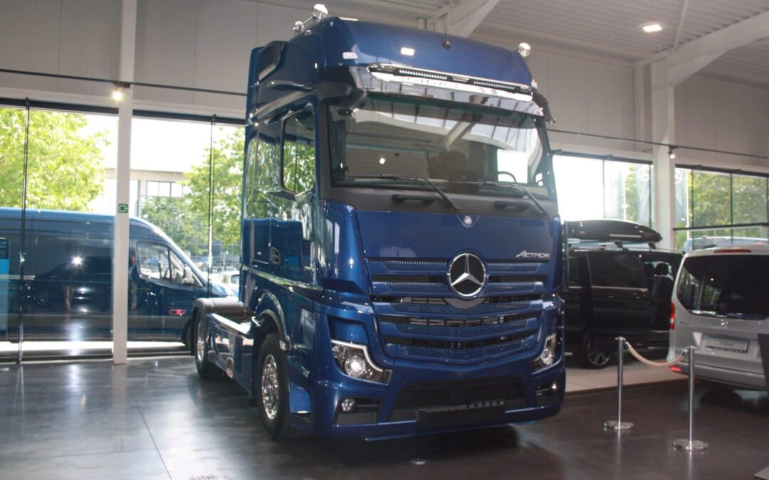 Belgische première op zondag: Actros met MirrorCam in Herentals