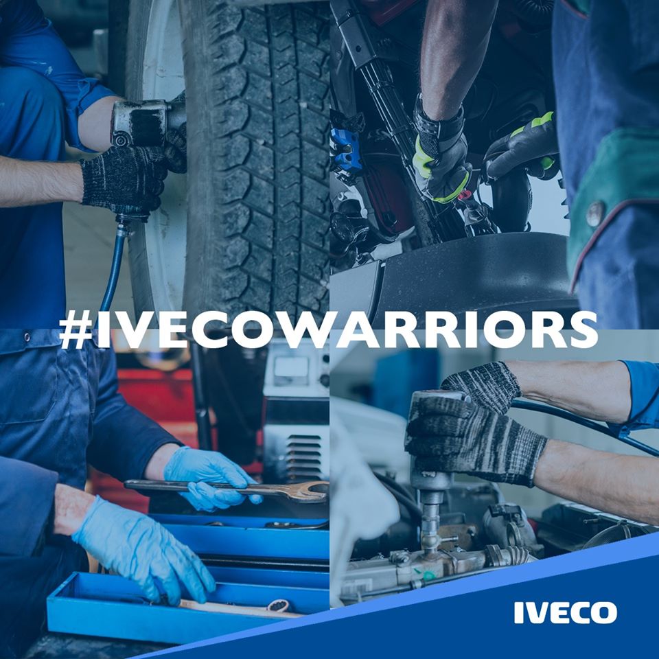 IVECO zorgt voor service en onderhoud van haar voertuigen om het transport operationeel te houden.