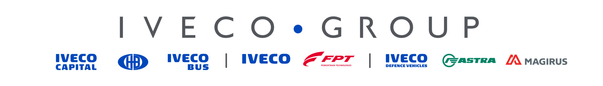 De naam en het logo van de Iveco-groep luiden de toekomst in van de nieuwe “On-Highway-speler”