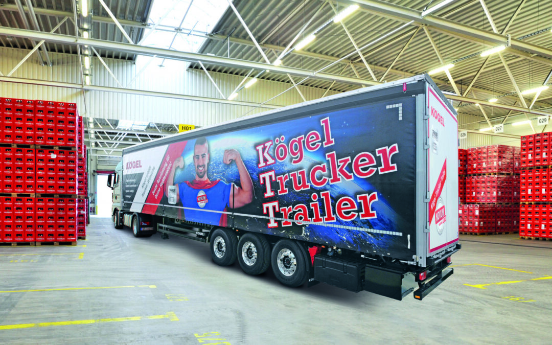 Kögel toont op de transport logistic een nieuwe variant van de Kögel Trucker Trailer