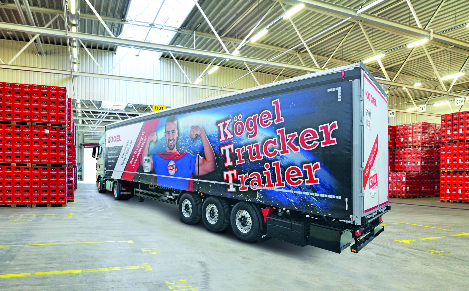 Kögel toont op de transport logistic een nieuwe variant van de Kögel Trucker Trailer