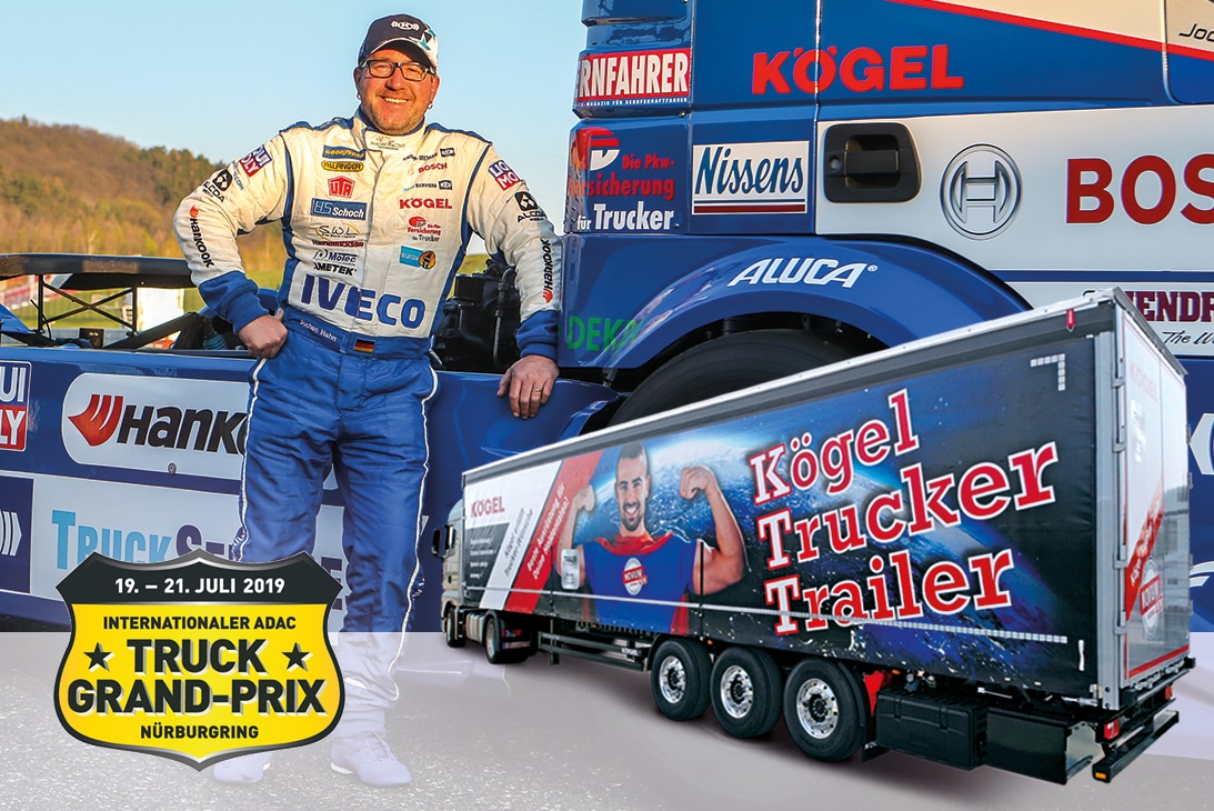 Kögel répond aux souhaits des conducteurs au Truck-Grand-Prix 2019