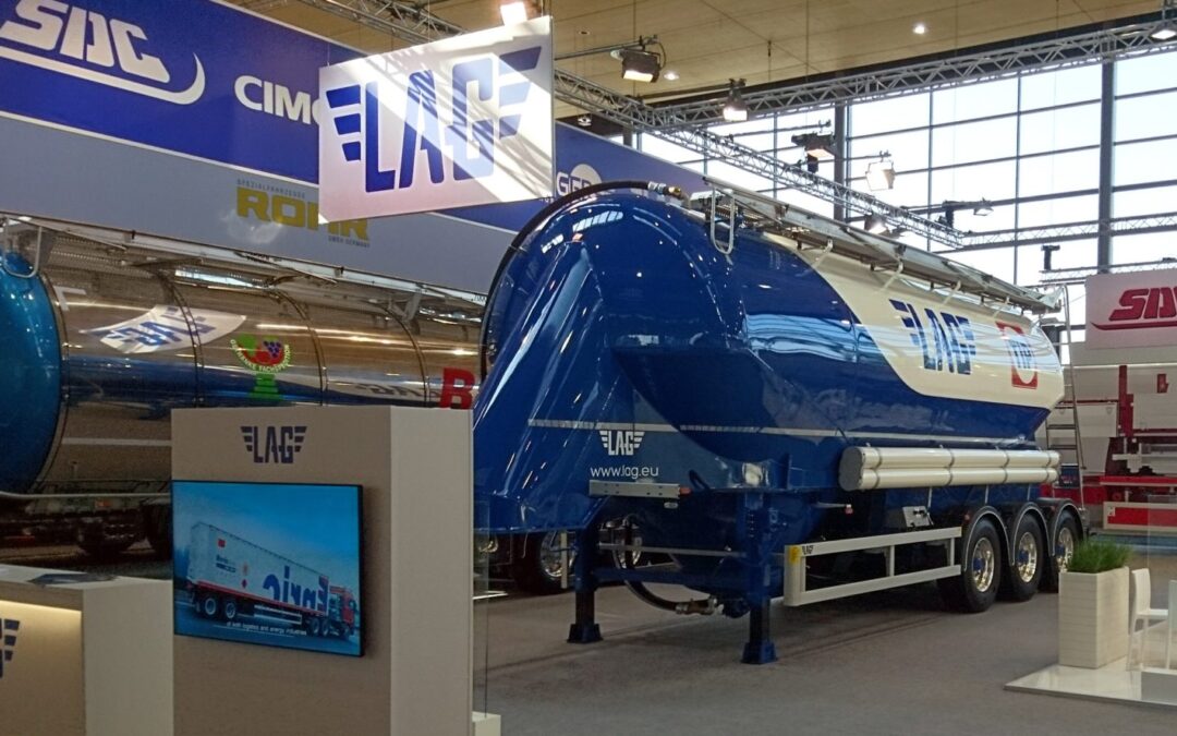 LAG Trailers présente ses citernes pulvérulante plate à pis à l&rsquo;IAA