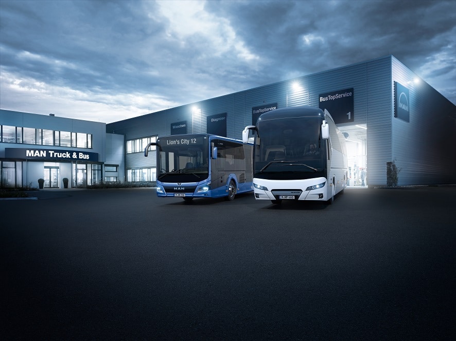 MAN Truck & Bus België lanceert MAN BusTopService.