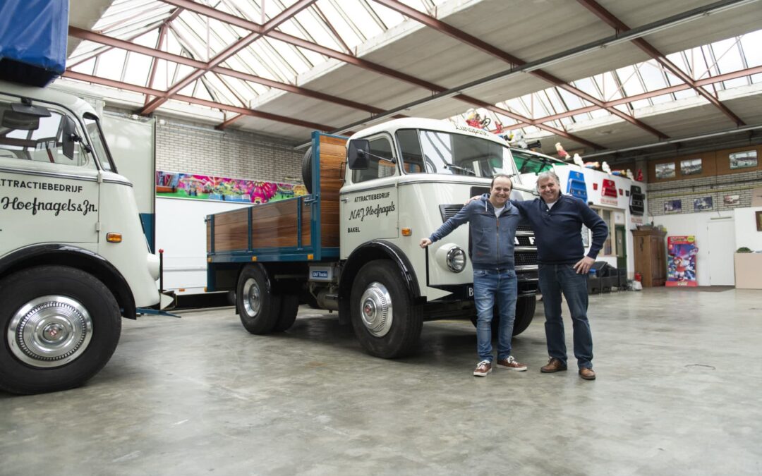 DAF a retrouvé le plus vieux de ses camions encore en service commercial.