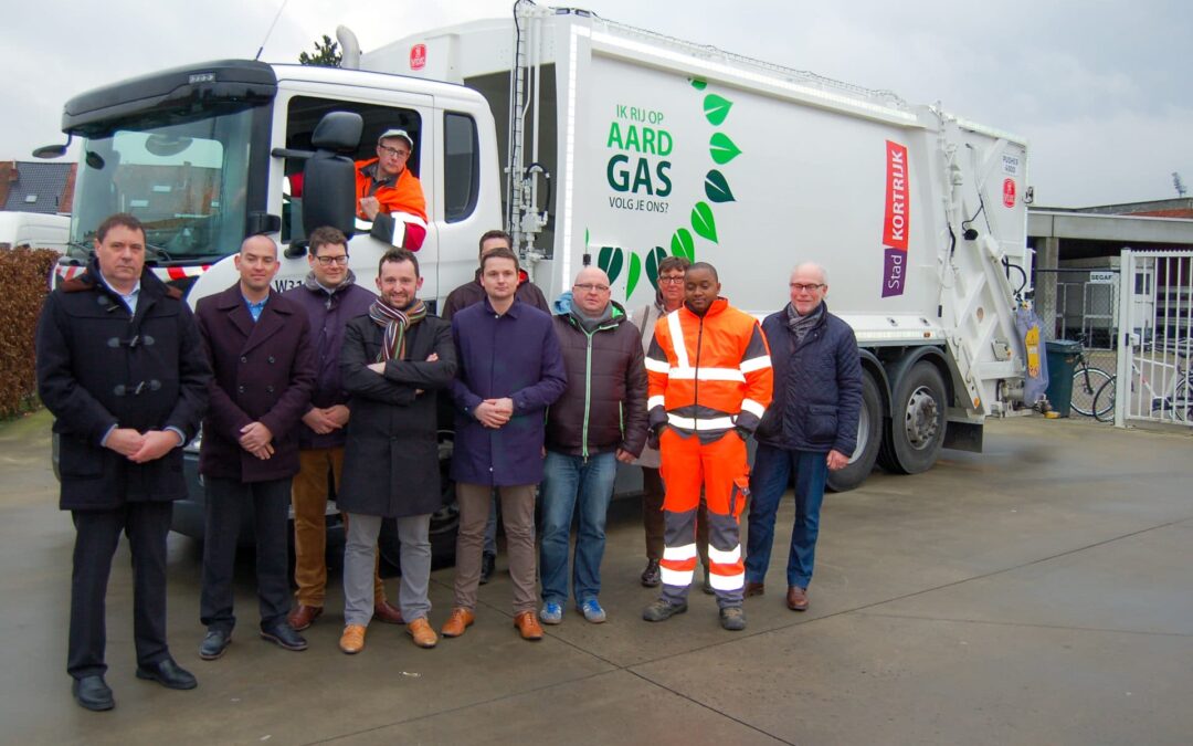 Scania et Eandis contribuent à la mise à disposition d’une flotte de véhicules durables à la ville de Courtrai