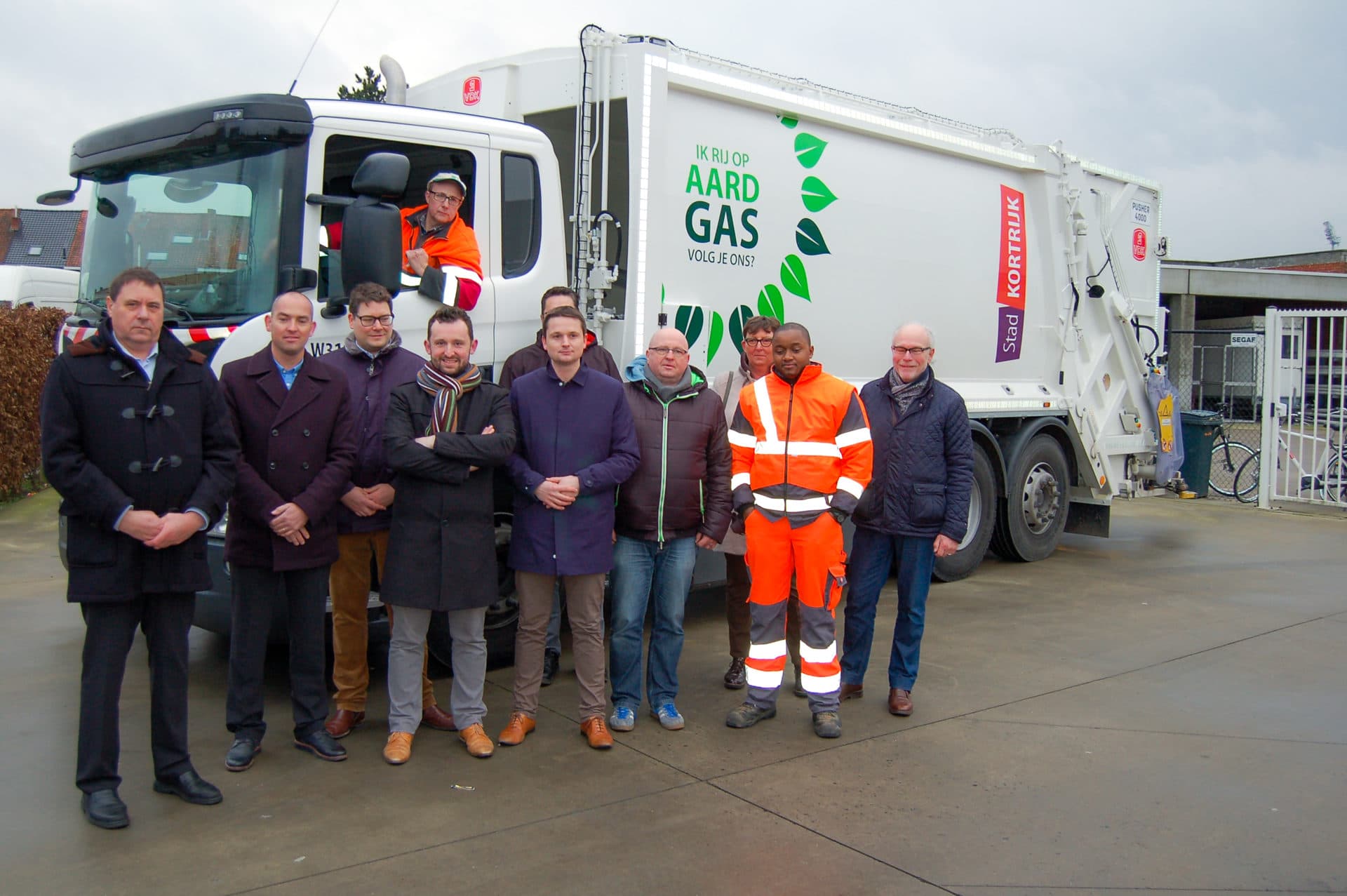 Scania en Eandis dragen bij aan een duurzaam wagenpark van de stad Kortrijk