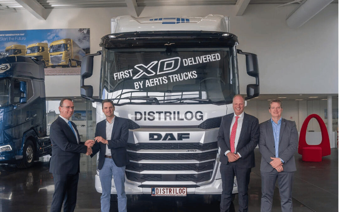 Distrilog neemt eerste DAF XD in gebruik in België