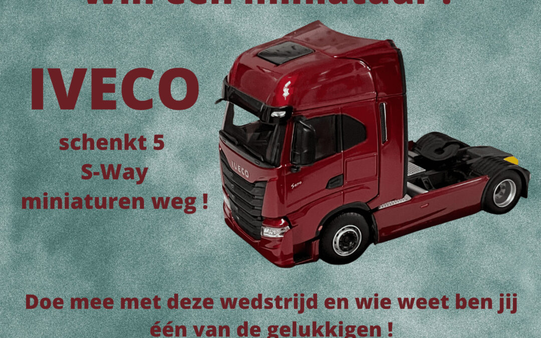 Wedstrijd: win een miniatuur van de IVECO S-Way !