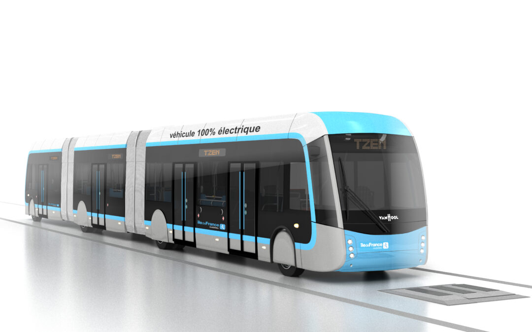 Le système de bus innovant et durable du groupement Van Hool – Kiepe Electric – Alstom, choisi par Île-de-France Mobilités