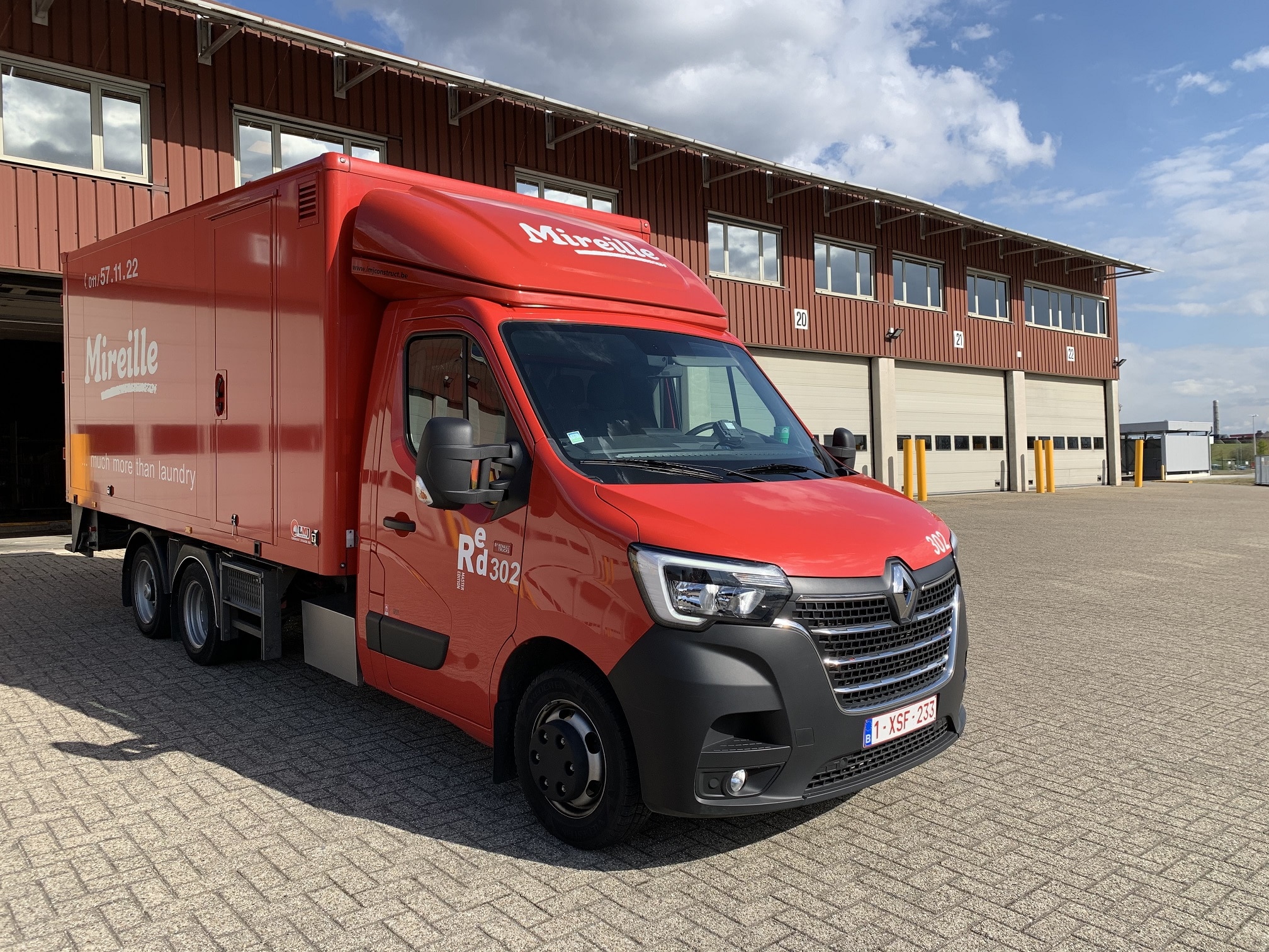 Renault Trucks Master ideale oplossing voor wasserij Mireille