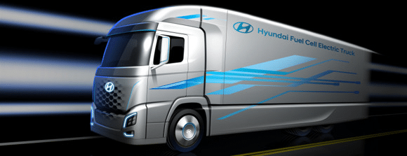 Huyndai: truck met brandstofcel