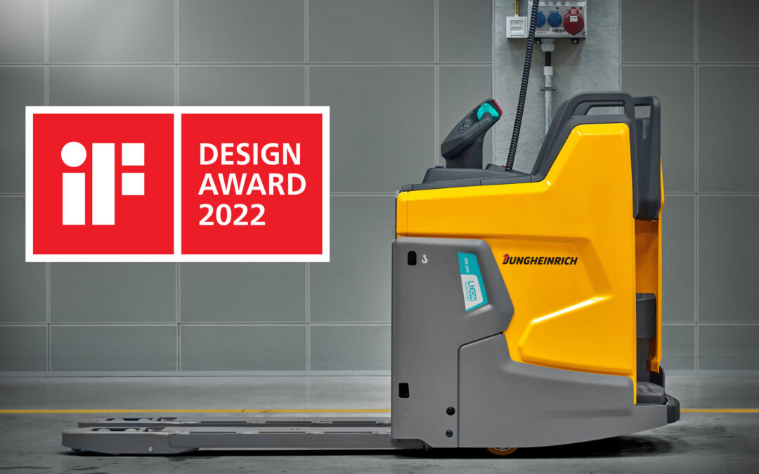 Grote onderscheiding voor compacte transpallet: de ERE 225i van Jungheinrich wint de Red Dot Award
