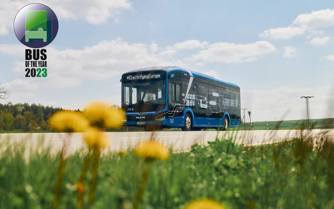 Il a électrifié l&rsquo;Europe et est désormais sacré meilleur bus: le MAN Lion&rsquo;s City E remporte le titre de &lsquo;Bus de l&rsquo;année&rsquo;