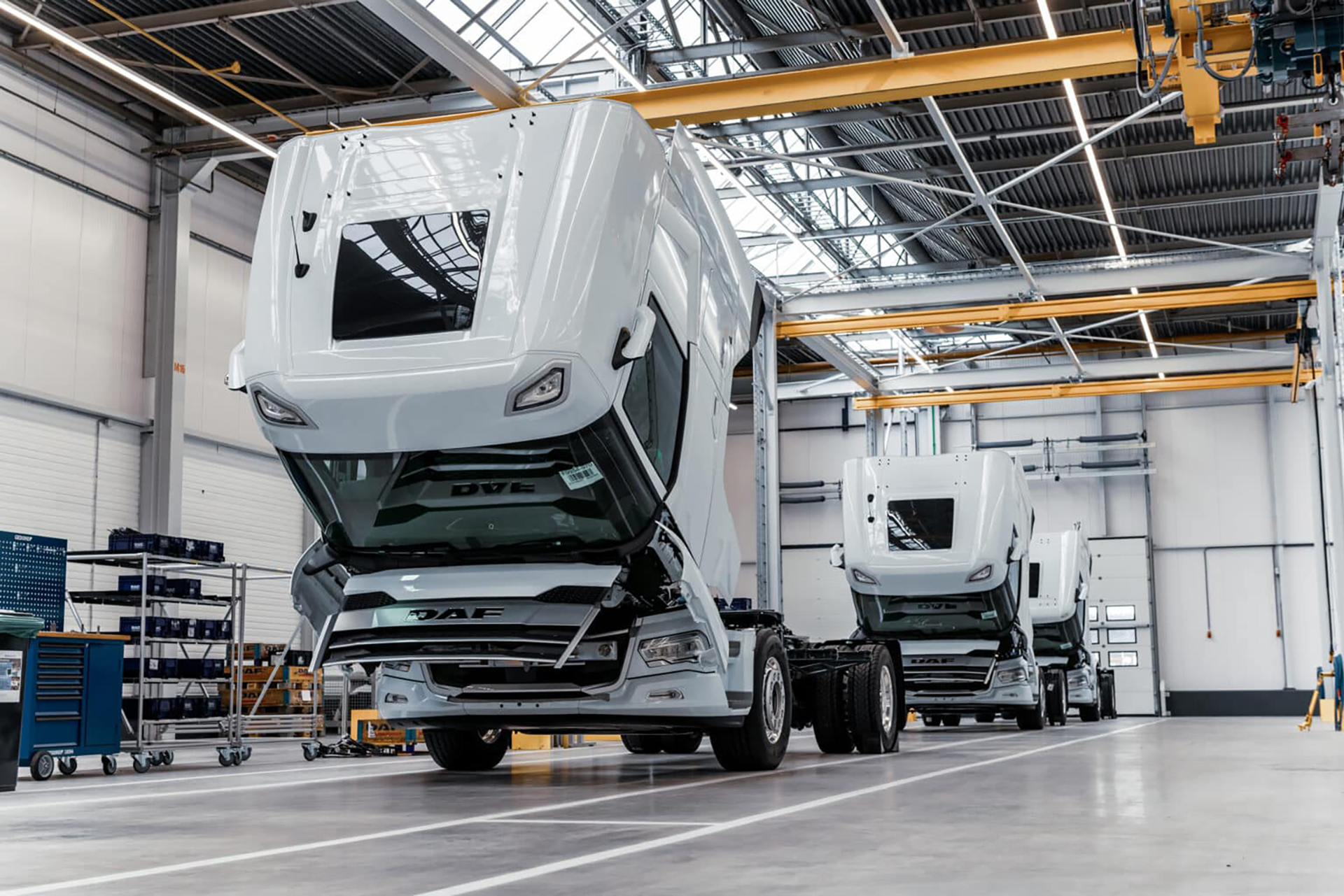 DAF start assemblagefabriek voor elektrische trucks
