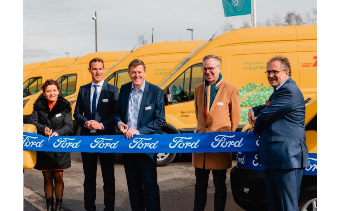 DHL Express België investeert in 100 nieuwe elektrische bestelwagens om te werken naar een klimaatneutrale toekomst