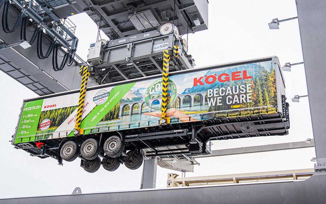 Kögel Eurotrailer ook in de nieuwste generatie geschikt voor gecombineerd vervoer