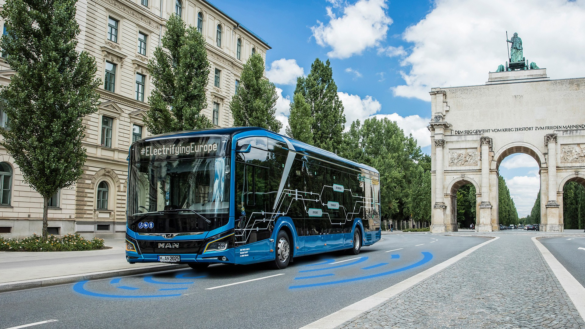 Projet de recherche MINGA : Bus électrique MAN automatisé en service régulier