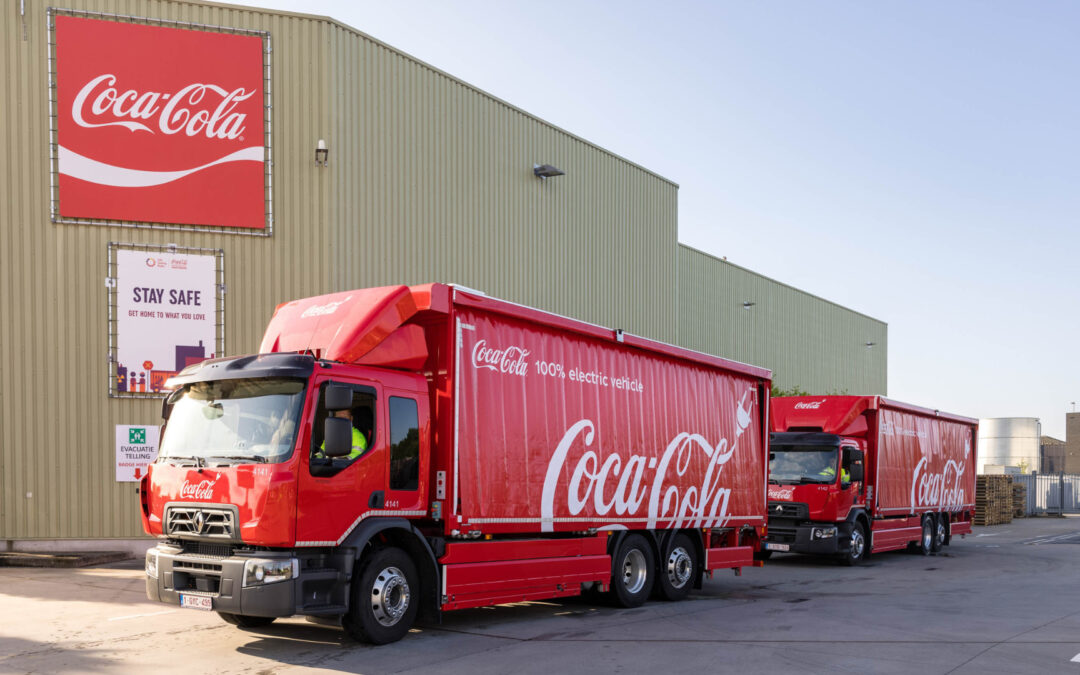 Coca-Cola doet Gentse leveringen voortaan met 12 elektrische Renault Trucks