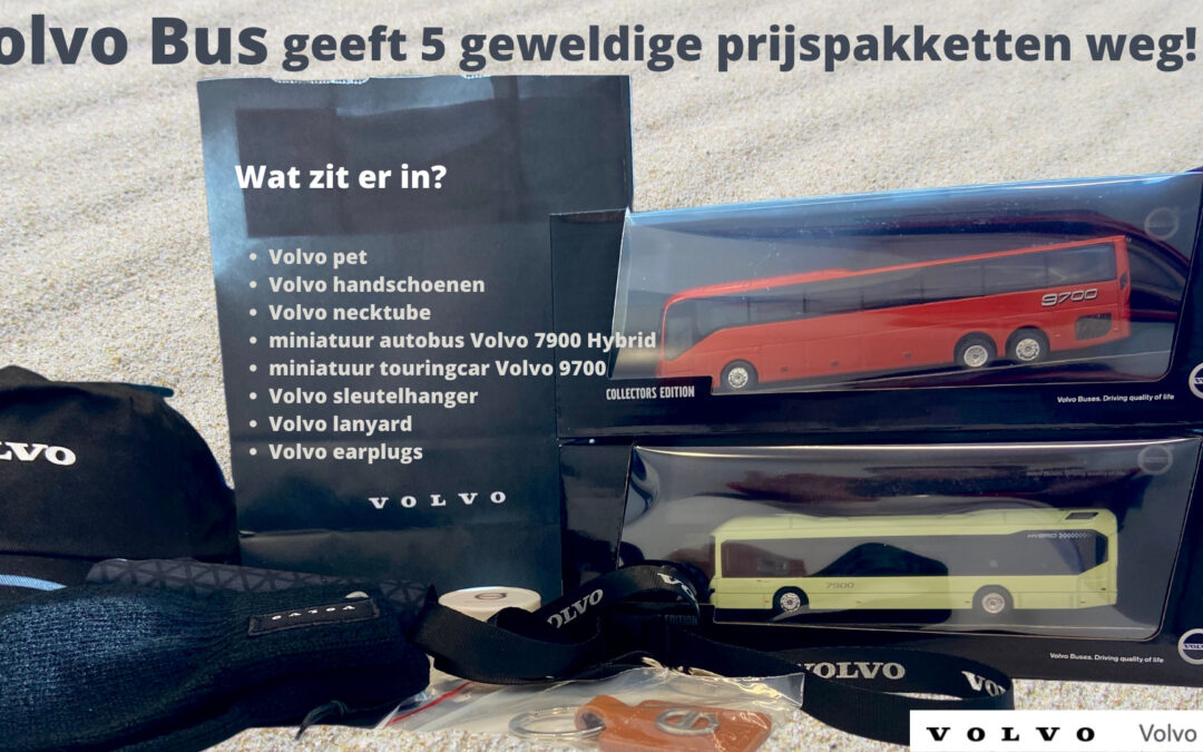 Wedstrijd: Volvo Bus geeft 5 prijspakketten weg!