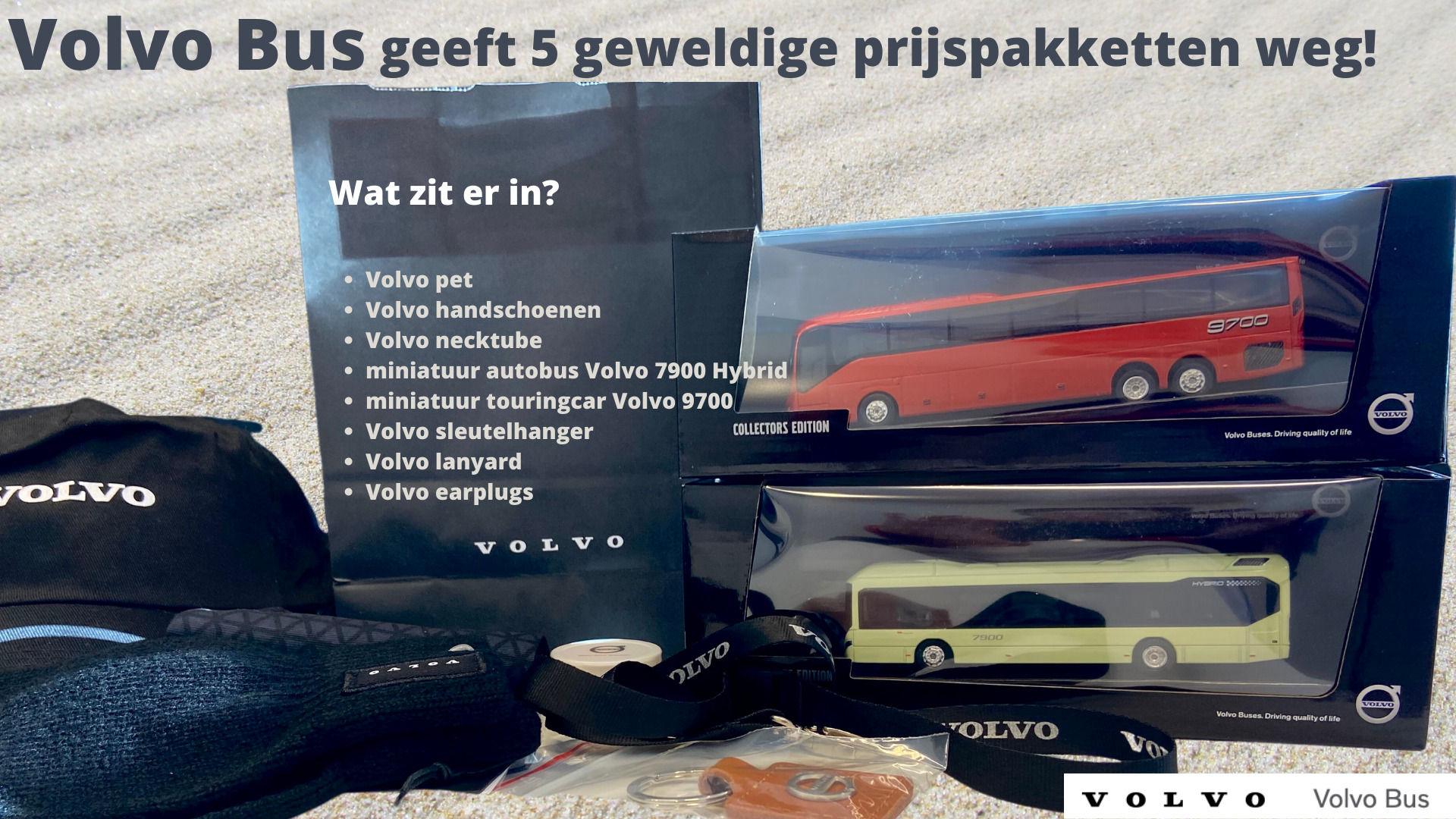 Wedstrijd: Volvo Bus geeft 5 prijspakketten weg!