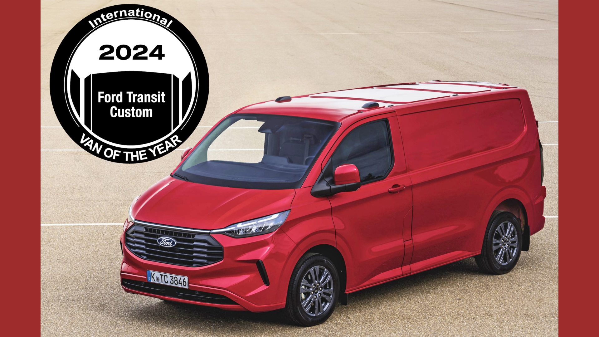 High five:  ‘International Van of the Year Award’ voor Ford Transit bij het winnen van de titel in 2024!