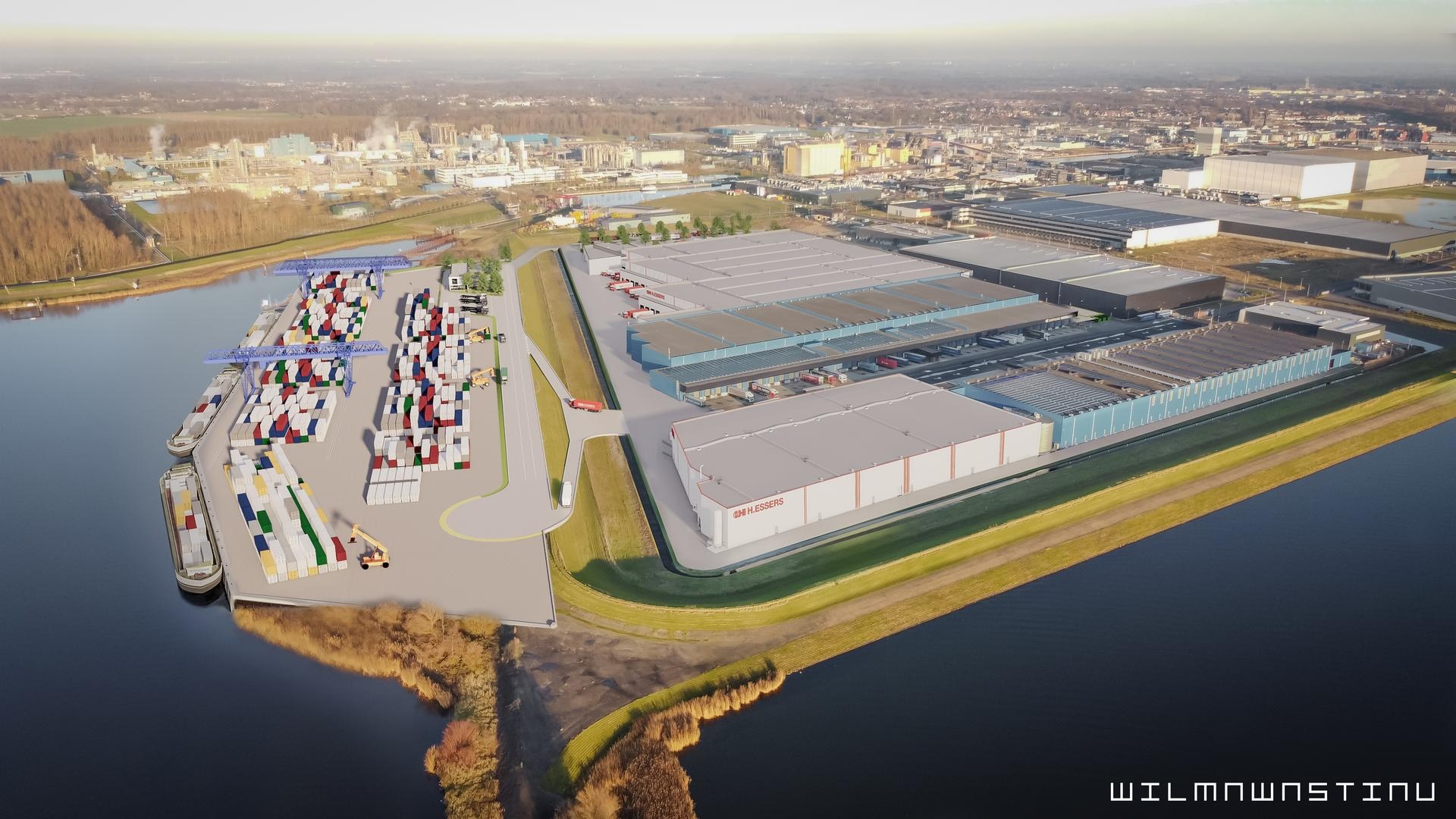 ‘Markiezaat Container Terminal’ komt er nu echt: H.Essers start met de bouw in Bergen op Zoom