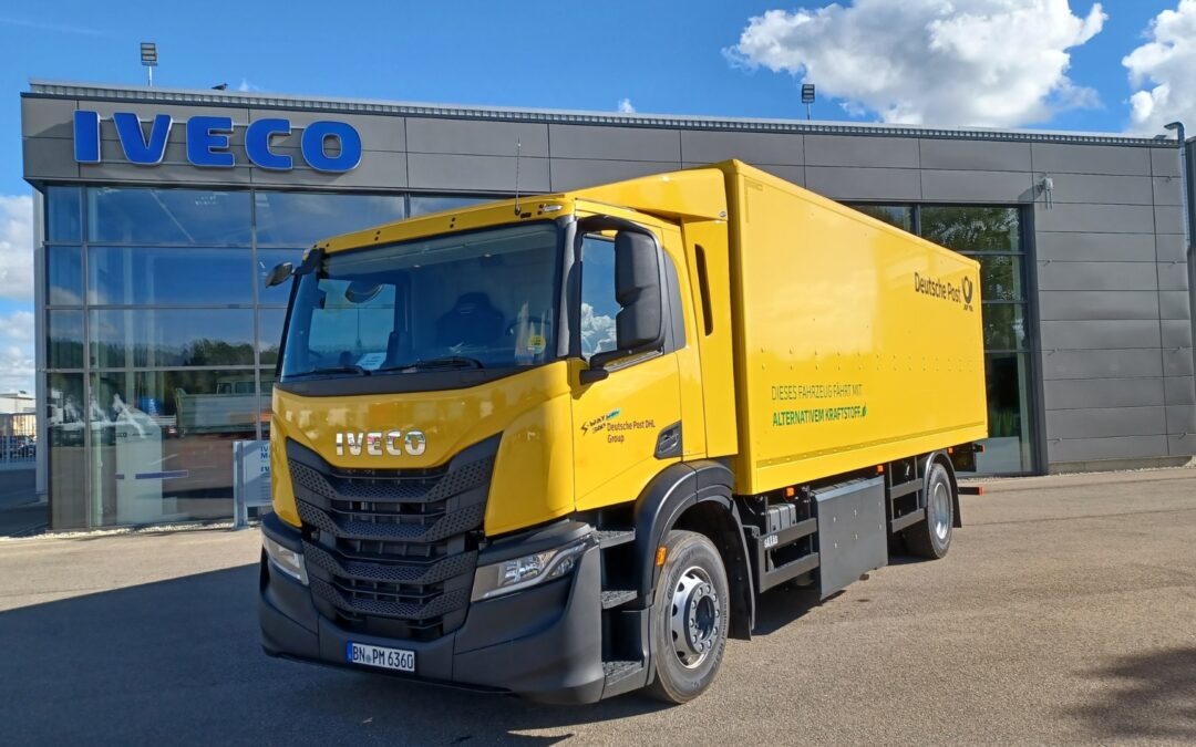 DHL breidt zijn duurzame vloot in Duitsland uit met 178 nieuwe IVECO S-WAY CNG