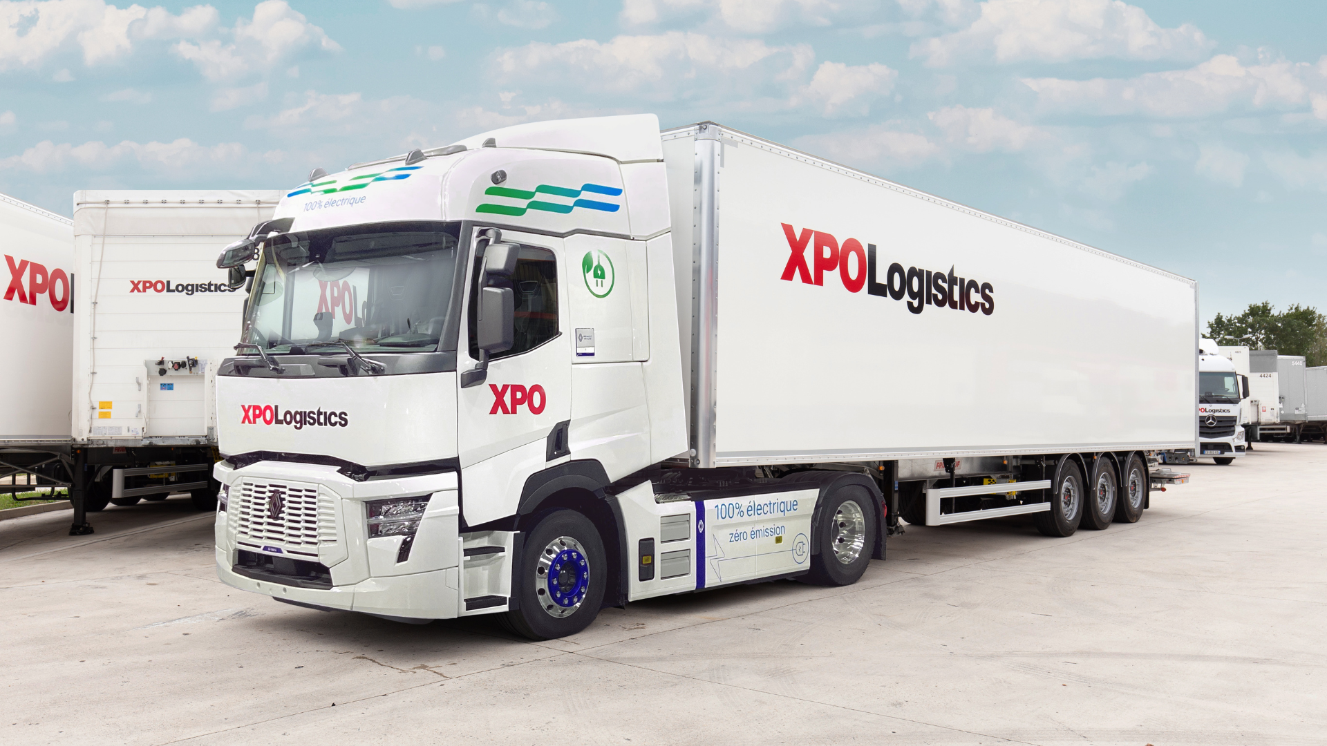 XPO Logistics investeert in  165 bijkomende elektrische vrachtwagens van Renault Trucks – waarvan 105 Renault Trucks E-Tech T