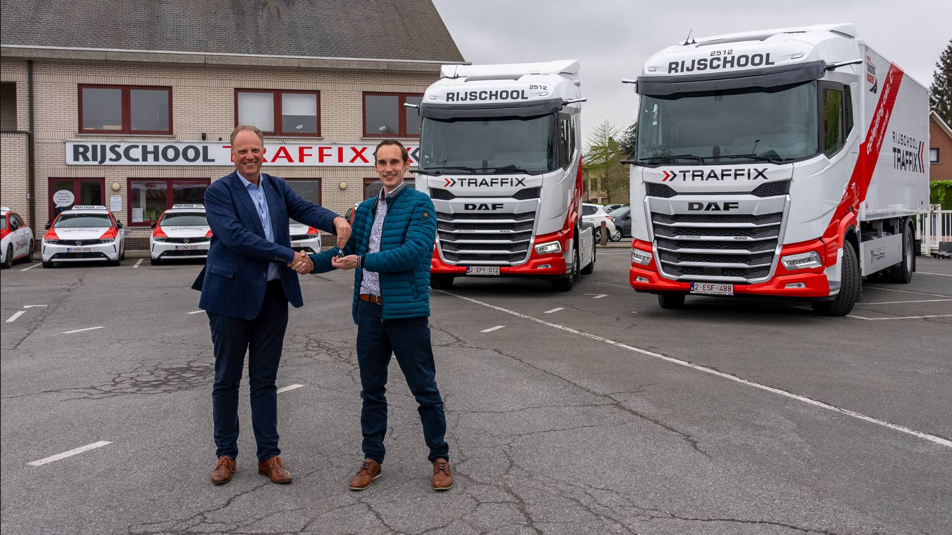 Rijschool Traffix investeert in ultramoderne DAF-vrachtwagens voor optimale rijopleidingen