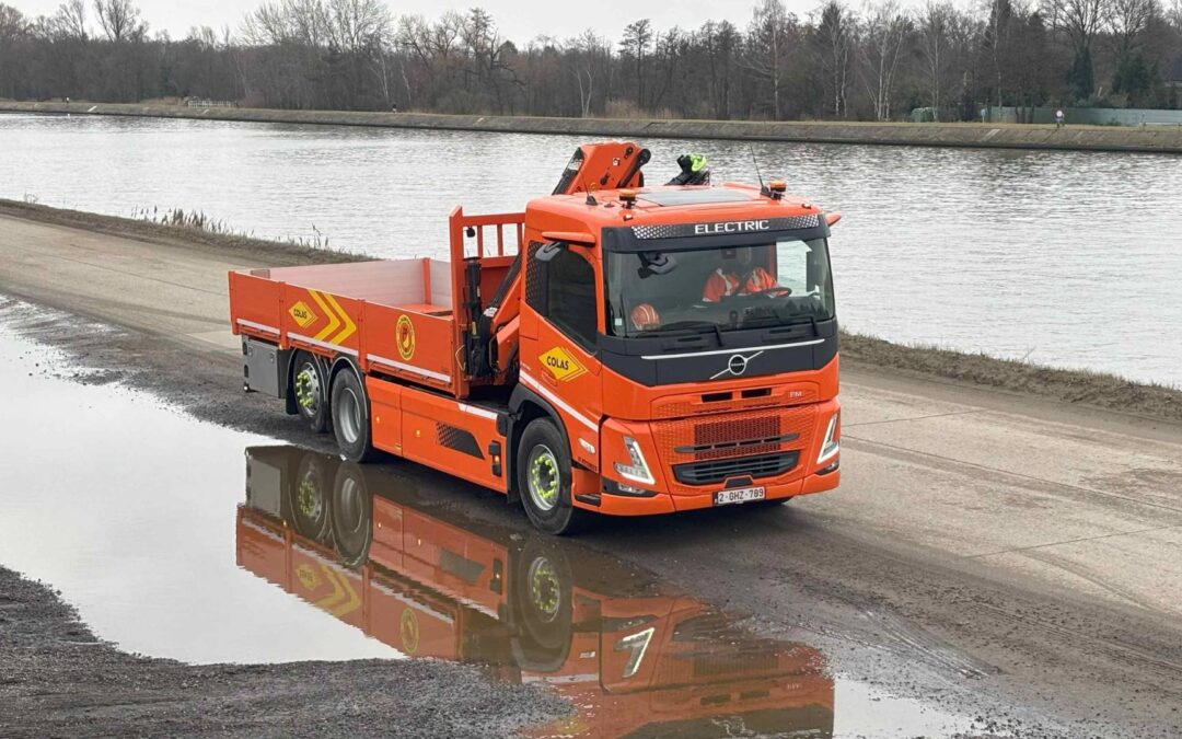 Colas Belgium met en service son premier Volvo FM Electric
