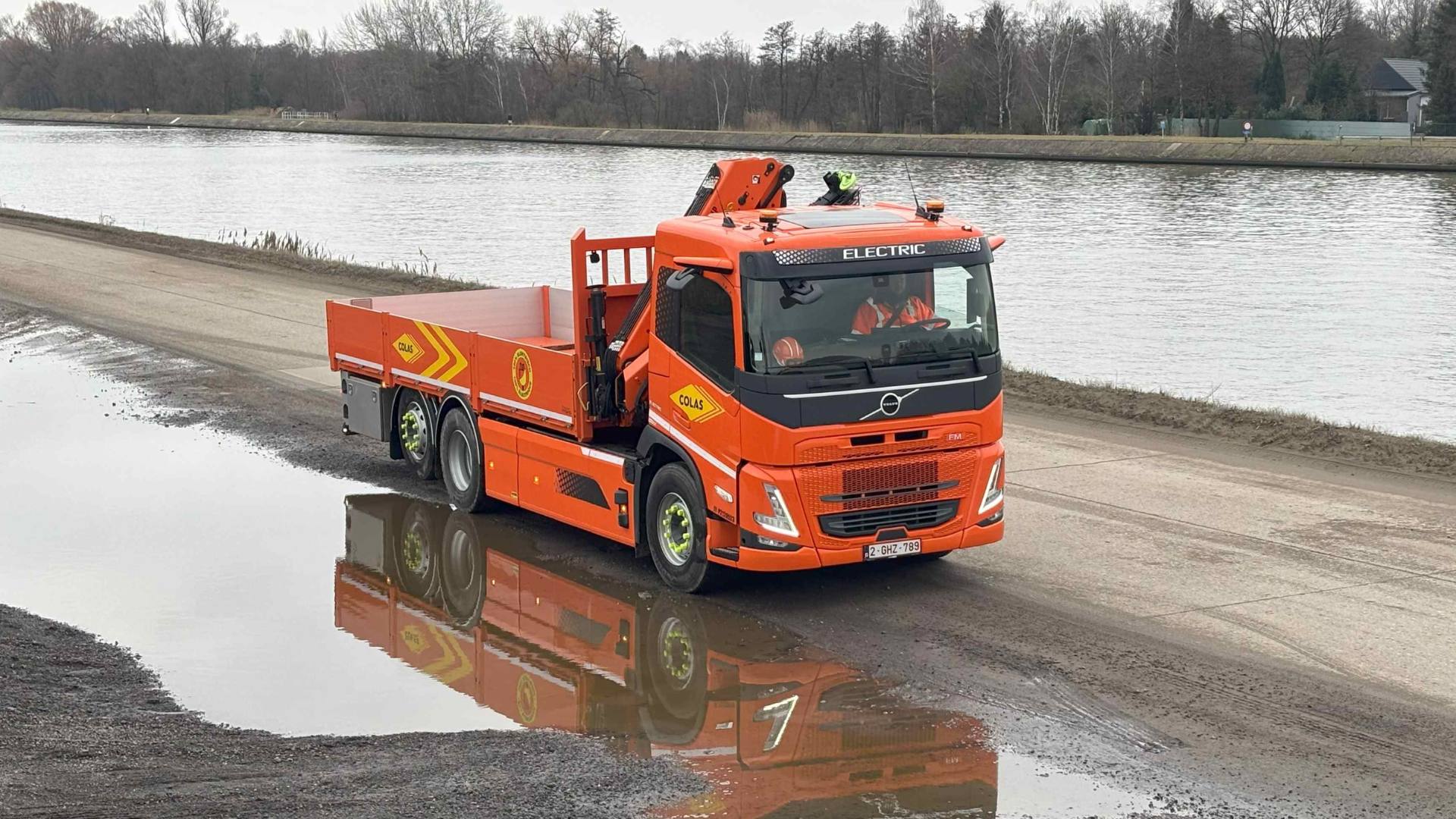 Colas Belgium met en service son premier Volvo FM Electric