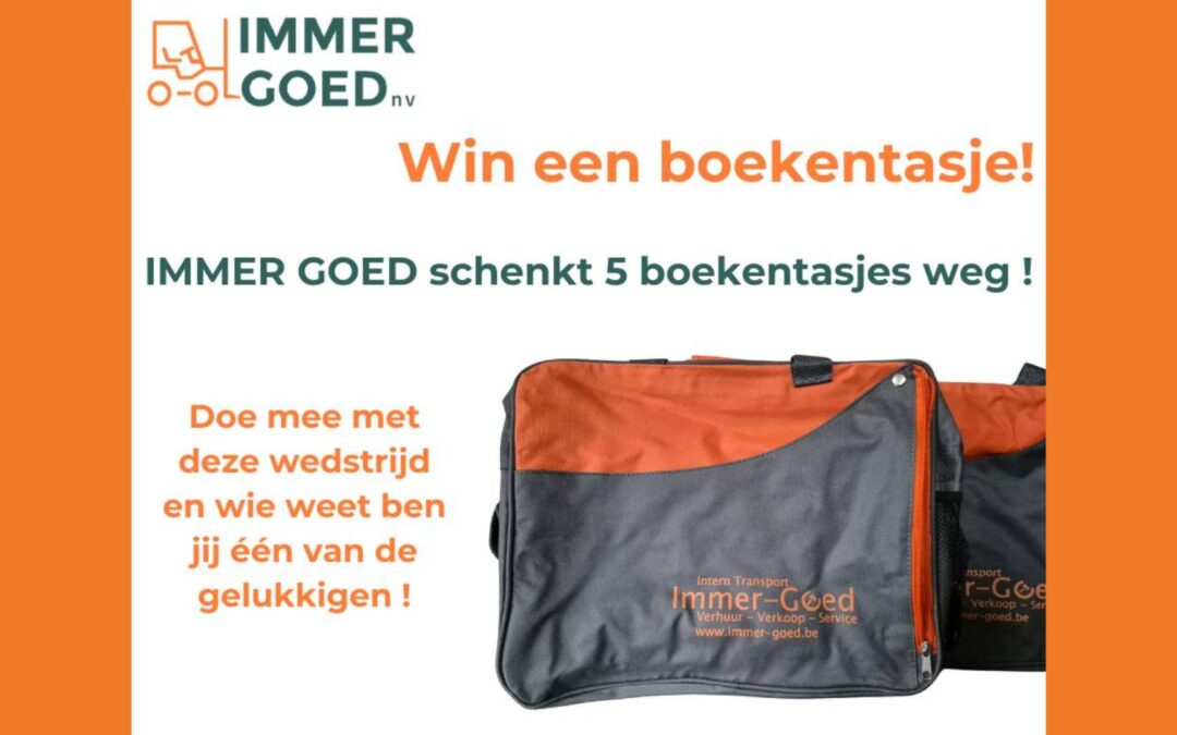 Wedstrijd: Immer Goed geeft 5 boekentasjes weg !